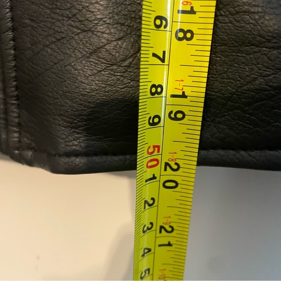 BLANK NYC Faux Leather Studded Moto Jacket - Black Size S - Picture 11 of 13